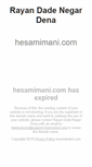 Mobile Screenshot of hesamimani.com